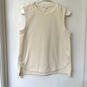 Athleta Cream Sleeveless Top